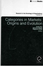 CATEGORIES IN MARKETS:ORIGINS AND EVOLUTION