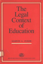 The legal context of education