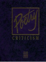 POETRY CRITICISM VOLUME 49