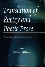 TRANSLATION OF POETRY AND POETIC PROSE