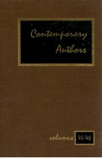 CONTEMPORARY AUTHORS VOLUME 45-48