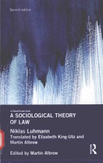 A SOCIOLOGICAL THEORY OF LAW SECOND EDITION