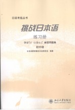 挑战日本语  练习册  初中级  日文