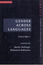 GENDER ACROSS LANGUAGES THE LINGUISTIC REPRESENTATION OF WOMEN AND MEN