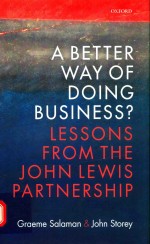 A better way of doing business lessons from the john lewis partnership