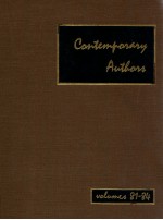 CONTEMPORARY AUTHORS VOLUME 81-84