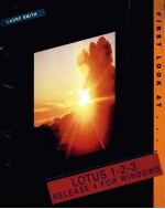 FIRST LOOK AT LOTUS 1 2 3 RELEASE 4 FOR WINDOWS