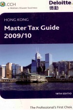 HONG KONG MASTER TAX GUIDE 2009 10:18TH EDITION