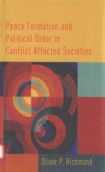 Peace formation and political order in conflict affected societies