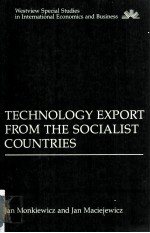 TECHNOLOGY EXPORT FROM THE SOCIALIST COUNTRIES