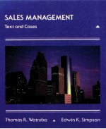 SALES MANAGEMENT TEXT AND COSES