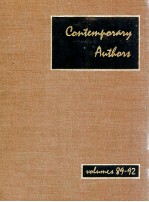 CONTEMPORARY AUTHORS VOLUME 89-92