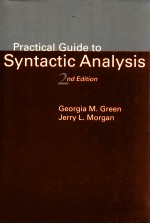 PRACTICAL GUIDE TO SYNTACTIC ANALYSIS