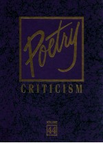 POETRY CRITICISM VOLUME 44