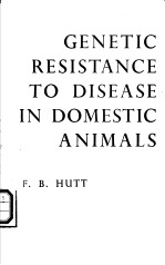 GENETIC RESISTANCE TO DISEASE IN DOMESTIC ANIMALS