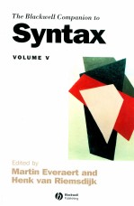 THE BLACKWELL COMPANION TO SYNTAX VOLUME 5