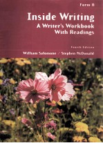 INSIDE WRITING A WRITER'S WORKBOOK WITH READINGS