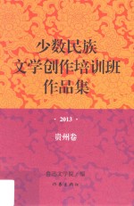 少数民族文学创作培训班作品集  2013  贵州卷