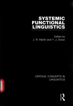 SYSTEMIC FUNCTIONAL LINGUISTICS CRITICAL CONCEPTS IN LINGUISTICS VOLUM III AROUND GRAMMAR：PHONOLOGY