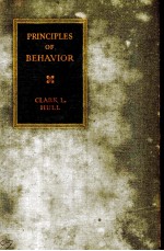 PRINCIPLES OF BEHAVIOR AND INTRODUCTION TO BEHAVIOR THEORY