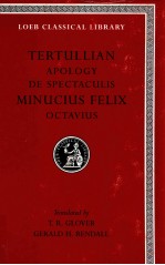 TERTULLIAN APOLOGY DE SPECTACULIS