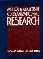 METHOD AND ANALYSIS ON ORGANIZATIONQAL RESEARCH