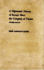 A DIPLOMATIC HISTORY OF EUROPE SINCE THE CONGRESS OF VIENNA