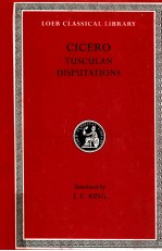 CICERO TUSCULAN DISPUTATIONS