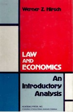 LAW AND ECONOMICS:AN INTRODUCTORY ANALYSIS