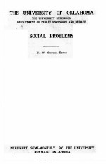 SOCIAL PROBLEMS