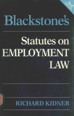 Blackstone's statutes on employment law