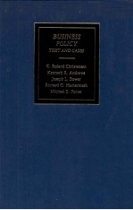 BUSINESS POLICY TEXT AND CASES