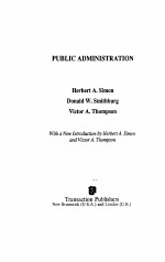 PUBLIC ADMINISTRATION