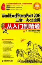 Word/Excel/PowerPoint 2003三合一办公应用实战从入门到精通  超值版