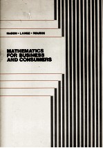 MATHEMATICS FOR BUSINESS AND CONSUMERS