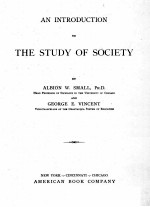 AN INTRODUCTION TO THE STUDY OF SOCIETY