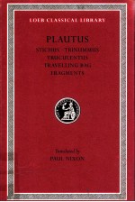 PLAUTUS WITH AN ENGLISH TRANSLATION