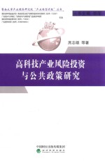 高科技产业风险投资与公共政策研究