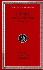 CICERO DE ORATORE BOOKS 1-2