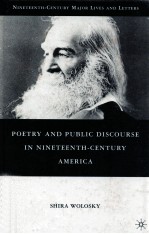 POETRY AND PUBLIC DISCOURSE IN NINETEENTH CENTURY AMERICA