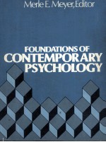 FOUNDATIONS OF CONTEMPORARY PSYCHOLOGY