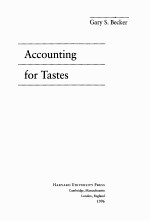 ACCOUNTING FOR TASTES