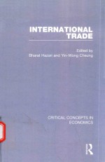 INTERNATIONAL TRADE CRITICAL CONCEPTS IN ECONOMICS VOLUME IV