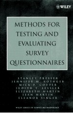 Methods For Testing and Evaluating Survey Questionnaires