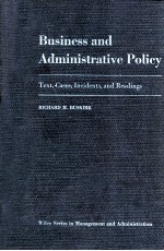 BUSINESS AND ADMINISTRATIVE POLICY TEXT