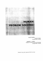 HUMAN PROBLEM SOLVING