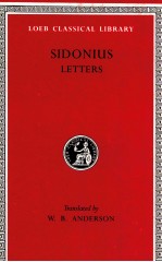 SIDONIUS LETTERS III-IX