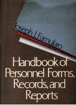 HANDBOOK OF PERSONNEL FROMS