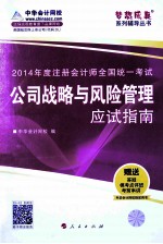 2014年注册会计师全国统一考试“梦想成真”系列辅导丛书  公司战略与风险管理应试指南