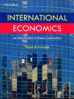 INTERNATIONAL ECONOMICS AN INTRODUCTION TO THEORY AND POLICY